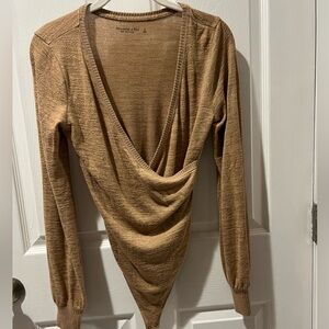 Abercrombie, long sleeve bodysuit